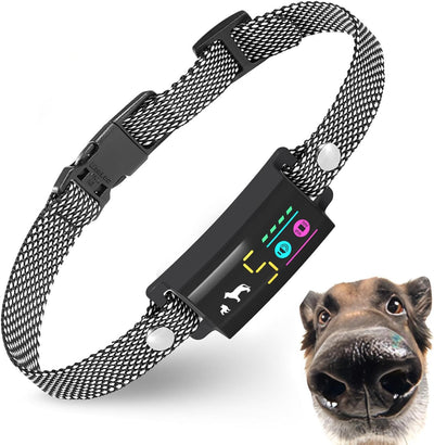 Anti Bark Collar for Small Medium Dogs, No Shock Barking Collars with 5 Adjustable Sensitivity