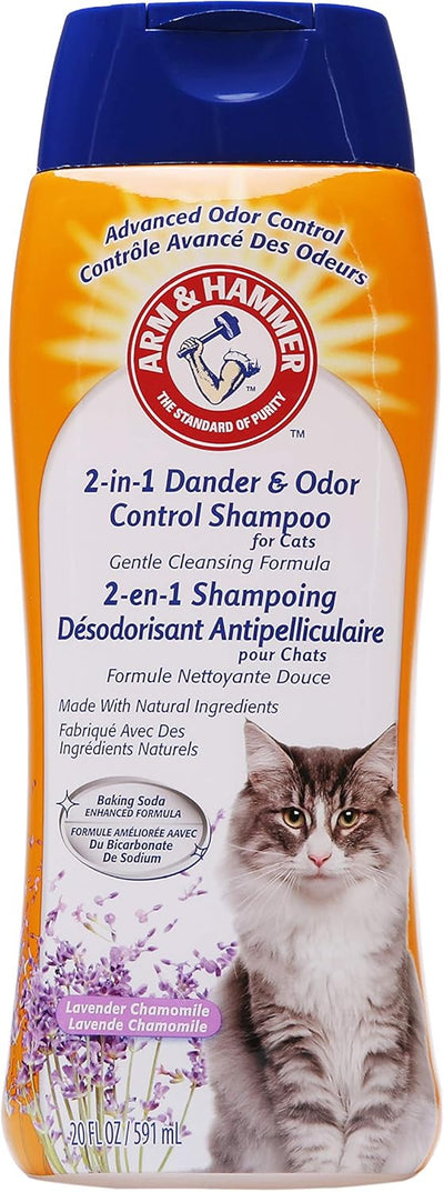 Arm & Hammer 2-in-1 Dander and Odor Control Shampoo for Cats 591 ml