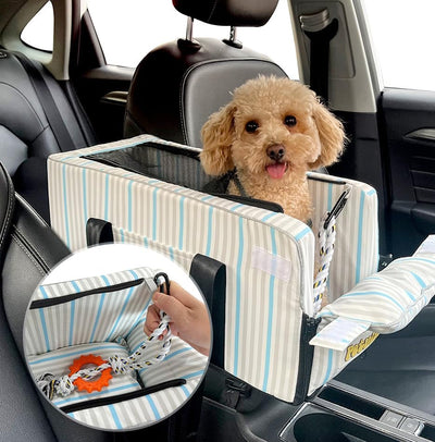 PETULINA Dog Car Seats for Small Dogs - Small Dog Car Seat