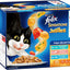 FELIX Adult Sensations Jellies Fish Selection Wet Cat Food 24x85g