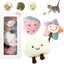 Catnip Toys for Indoor Cats - Cute Chew Toys for Teething, 3Pcs Bite Resistant Toy With Catnip