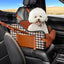CAVOYO Dog Car Seat for Small Dogs, 2-in-1 Convertible Pet Carrier & Car Console Organizer, Waterproof Puppy Travel Seat with Safety Strap, Easy Clean for Cars, Trucks