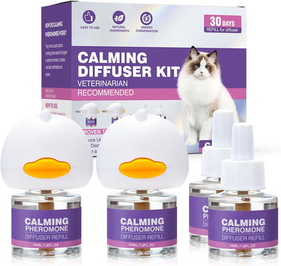 Cat Calming Pheromone Diffuser Effectively Relieve Anxiety Stress 48ml/Bottle Fits All Cats