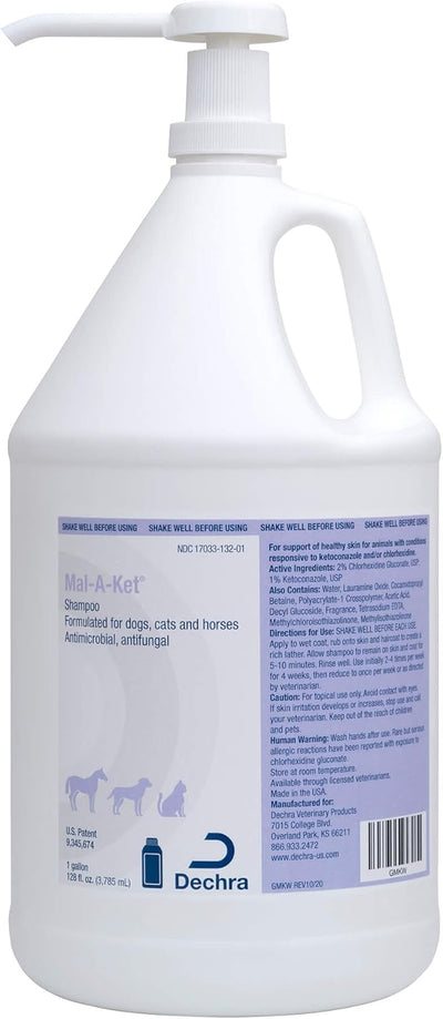 Mal-A-Ket Shampoo for Dogs and Cats, Gallon