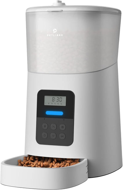 PETLIBRO Automatic Cat Feeder, 6L Auto Pet Cat Dry Food Dispenser with Clog-Free Design