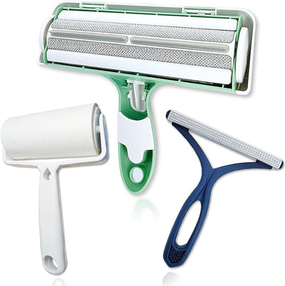 Pet Hair Remover Roller Kit for Dog Cat, Sticky Lint Roller, Dog Lint Remover Brush