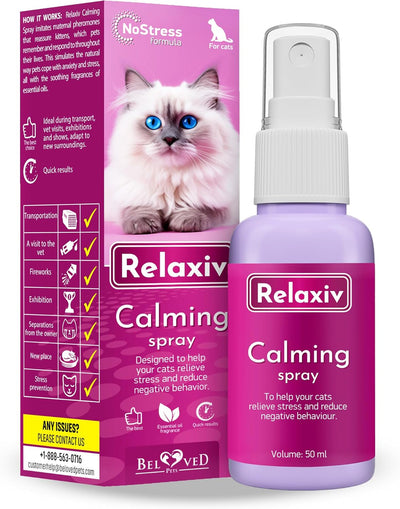 Calming Pheromone Spray & Scratch Repellent for Cats