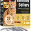 Calming Collar for Cats 4-Pack, Adjustable Water Proof Cat Pheromone Collar for Anxiety Relief, Vet-Recommended, 30-Day Stress Relief Grey