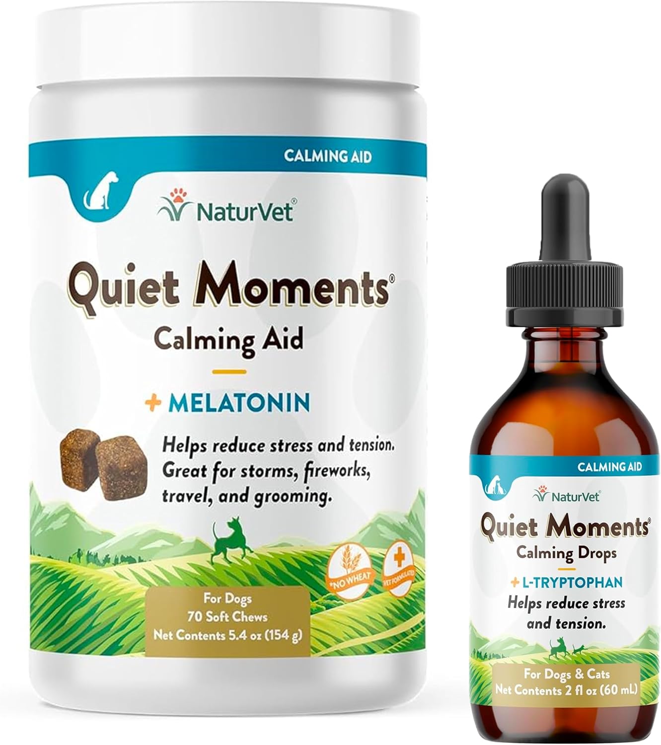NaturVet Quiet Moments Calming Aid Dog Supplement