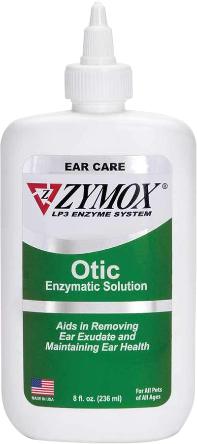 PET KING BRANDS Zymox Otic Enzymatic Solution for Dogs and Cats to Soothe Ear Infections Without Hydrocortisone for Itch Relief, 8oz