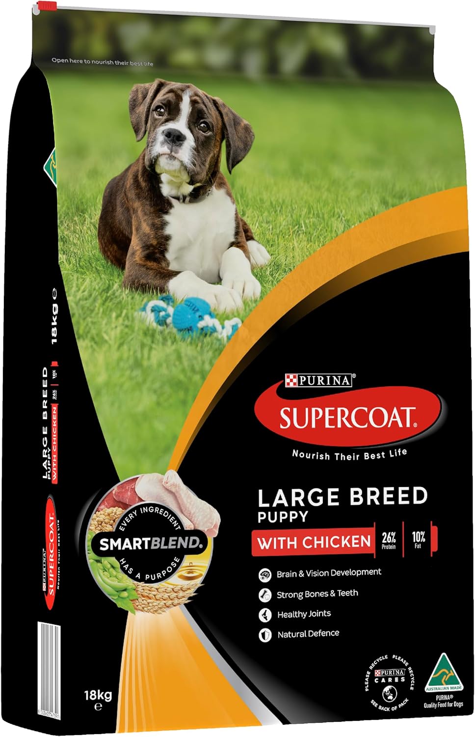 SUPERCOAT SMARTBLEND Puppy Dry Dog Food Large Breed Chicken 18kg