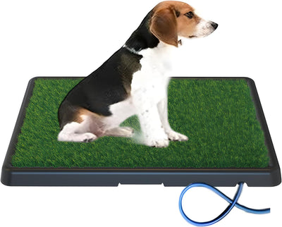 Portable Drainage Pet Urinal,Toilet,Grass Mat.,Potty Grass, Urinal Containing. 25 * 20 * 2 Inches.