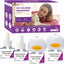 Cat Calming Diffuser, Cat Pheromones Calming Diffuser, Pheromone Dffuser to Calm Cats, Cat Calming Diffuser with 2 Diffuser + 4 Refill,120 Days for Cats Relief Stress Anxiety Purple