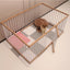 Enliansgo Dog Playpen 10 Panels Heavy Duty Dog Pen 54" Length Puppy Pet Playpen Outdoors & Indoors Anti-Rust Exercise Dog Fence with Doors for Medium/Small Pet Play for RV Camping Yard (Dog Playpens)