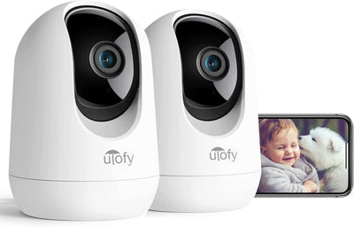 2K/3MP 360° Pet Camera with Phone App, 2.4G WiFi Only, Indoor Security Camera , Work with Alexa