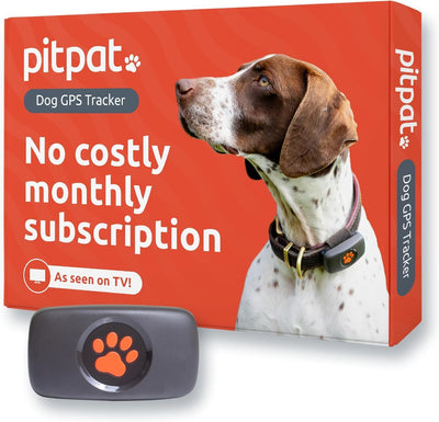 PitPat Dog GPS Tracker - No Subscription Required - Suitable for All (Black)