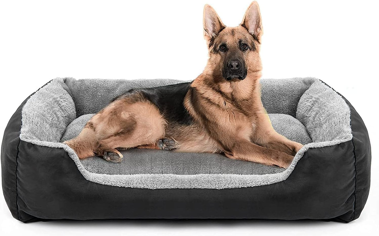 Bnonya Dog Bed, Orthopedic Small Dog Bed with Sides