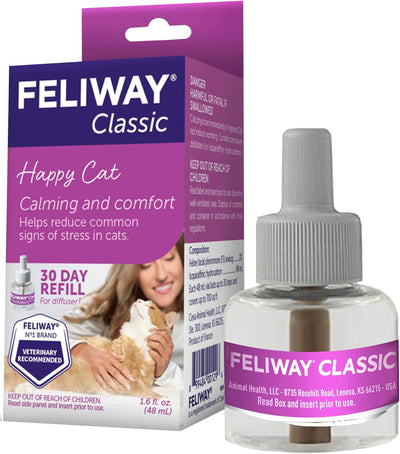 FELIWAY® Classic 30 Day Cat Calming Refill for Pheromone Diffuser, 48ml