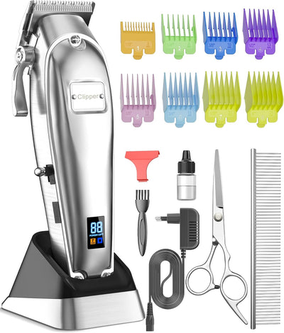 oneisall Dog Clippers Long Hair 2500 mAh Battery Dog Clippers