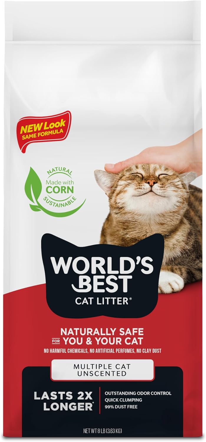 Worlds Best Multiple Cat Clumping Litter - 8 lb.