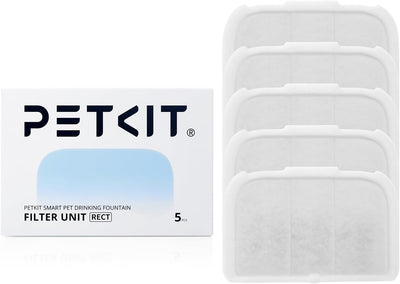 PETKIT Filter Unit Rect for EVERSWEET MAX Cordless Water Fountain, 5 pack