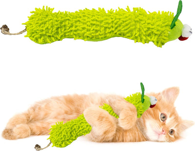 1 Pack Catnip Toys, Soft Cat Pillows Toys, Kitten Caterpillar Catnip Toys