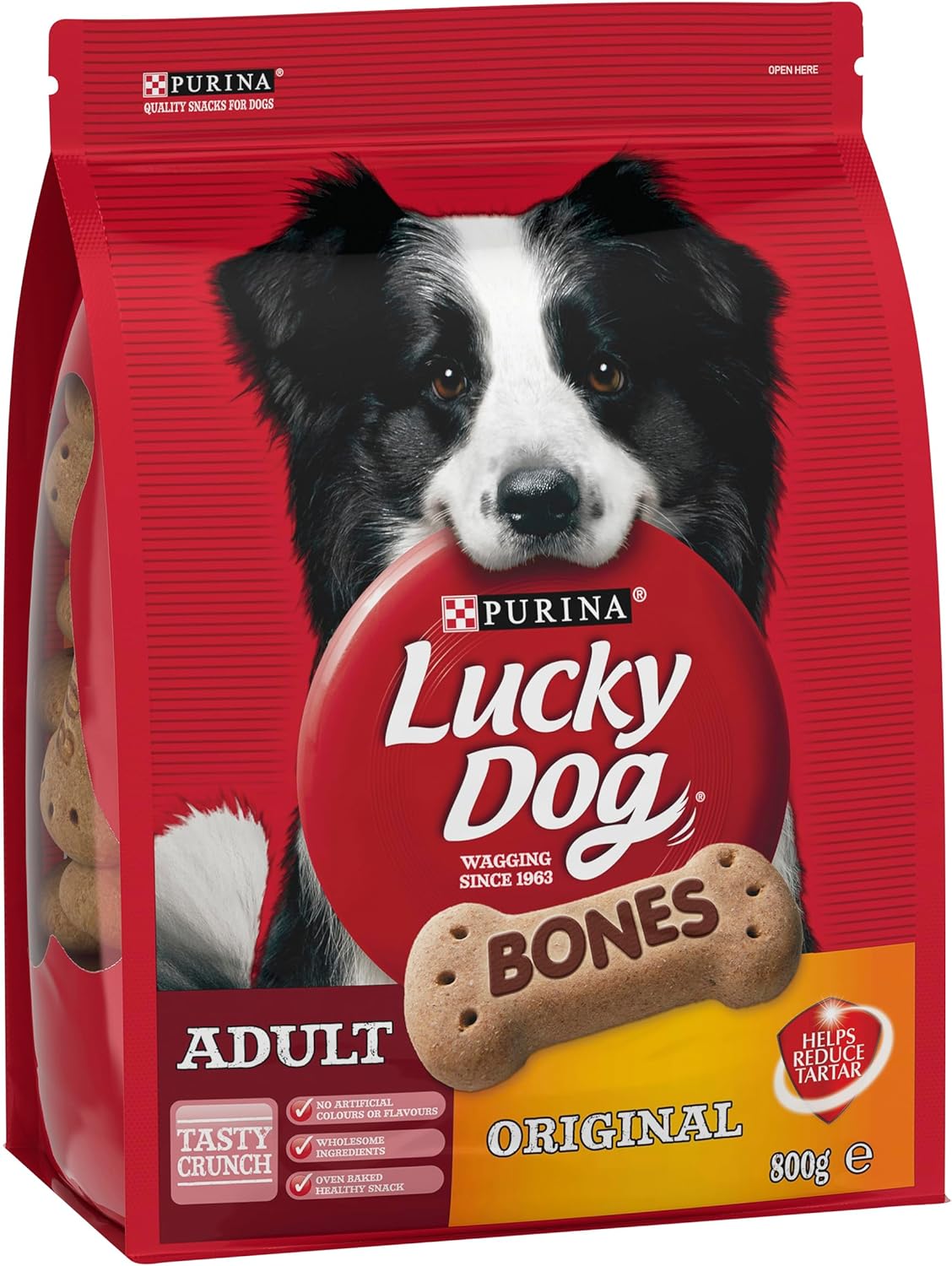 LUCKY DOG Adult Dog Treats Bones Original 800g