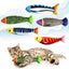 Cat Toys Saury Fish： 5 Pack Catnip Toys with Crinkle Sound and Soft Cotton