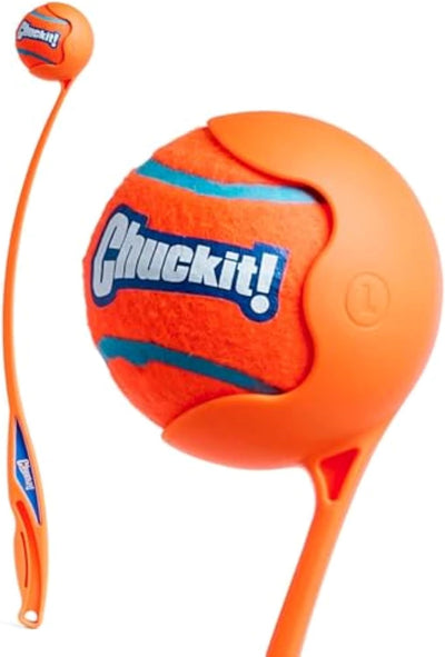 ChuckIt! Sport 26L Dog Ball Launcher, 26" Length, Includes Large Ball (3") for Dogs 60-100 Pounds