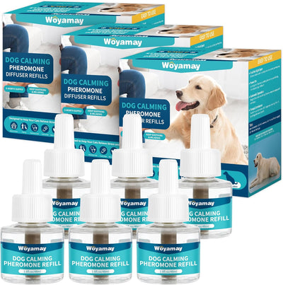 Dog Calming Diffuser Refills - 6 Pack Dog Pheromones Calming Diffuser for Dog Anxiety Relief