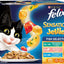 FELIX Sensations Wet Cat Food Fish Selection Jellies 60x85g