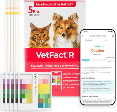 Urine Test Strips for Dogs & Cats, Renal Function Test at Home