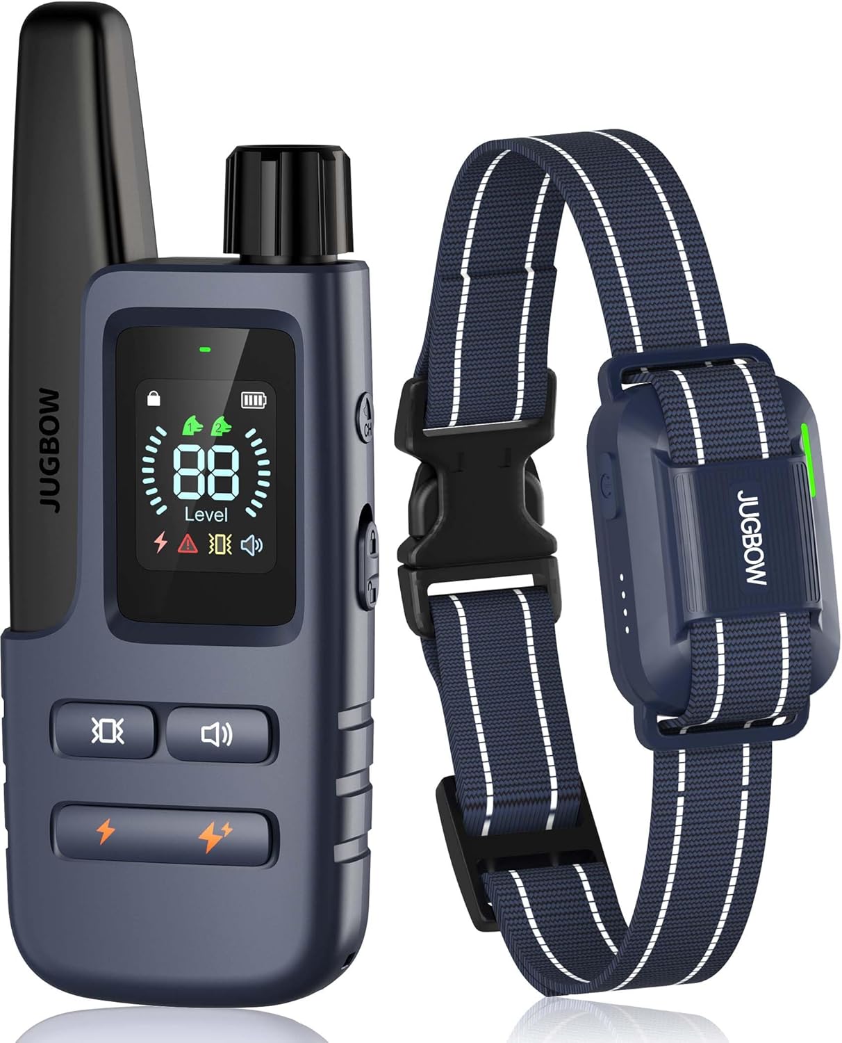 Jugbow Dog Shock Collar - 4200FT Dog Training Collar with Remote for 5-120lbs Small Medium Large Dogs