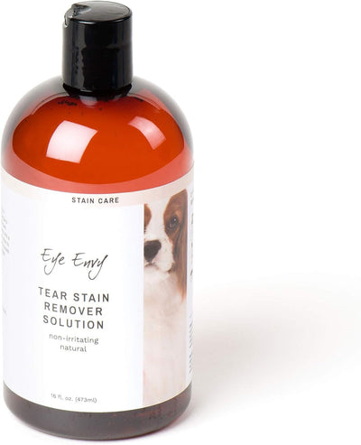 Eye Envy Tear Stain Remover Solution for Dogs|100% Natural,Safe|Recommended by Breeders/Vet/Professional Handlers/Groomers|Contains colloidal Silver,16oz