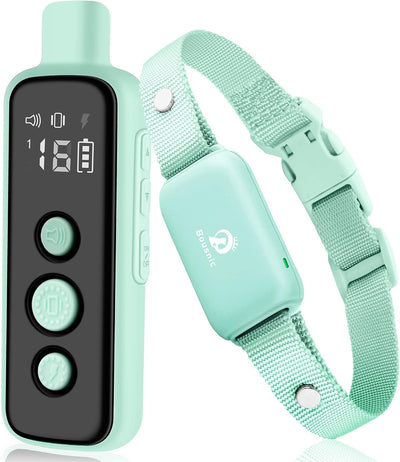 Bousnic Shock Collar for Dogs - Waterproof Rechargeable Dog Electric Training Collar