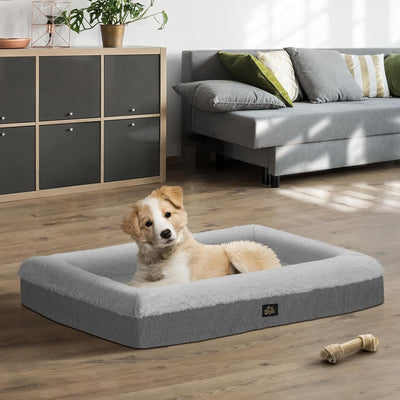 Alopet Orthopedic Dog Beds for Medium Dog Pet Sofa Bed with Egg Sponge Foam 135 x 95 x 15cm