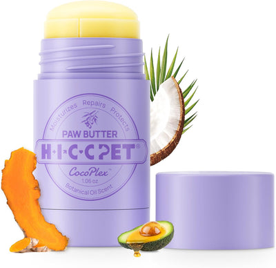 HICC PET Dog Paw Balm 1.06 oz for Dogs & Cats, Soothing Paw Balm Dogs Lick Safe, Moisturizing and Healing Dry Cracked Paws Cat Paw Balm