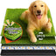 Hompet Dog Grass Pad with Tray Large, 35"x22.5", 2 Reusable Artificial Turf for Dogs Potty