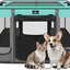 Foldable Pet Kitten Playpen, Waterproof Portable Cat Dog Playpen Kennel Tent for Small Dog Cat