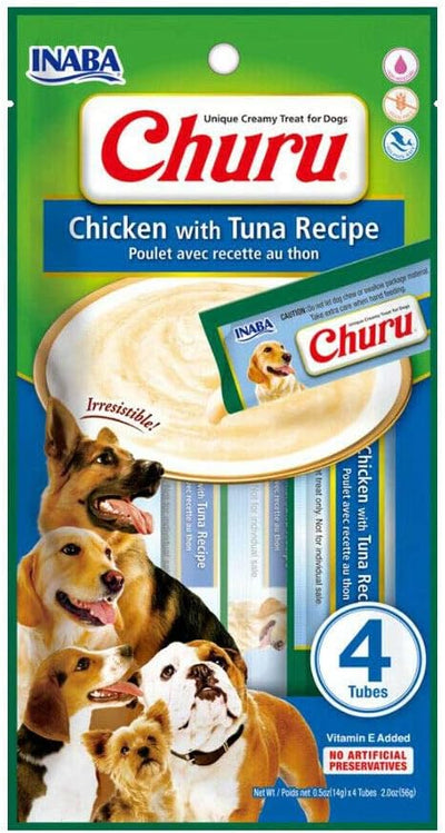 Inaba Churu 4P Chicken With Tuna (Dog Treat) 6X56G