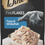 DINE Fine Flakes Adult Wet Cat Food Tuna & Whitefish 35g Pouches, 12 Pack