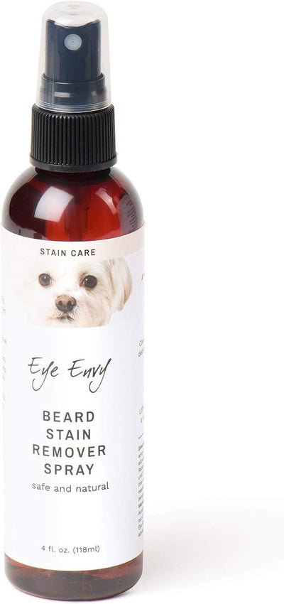 Eye Envy Beard Stain Remover Spray for Dogs/Cats|100% Natural and Safe|Lift Stains from Drooling, Saliva, Food, Runoff from Tearing|Treats The Cause of staining<4oz