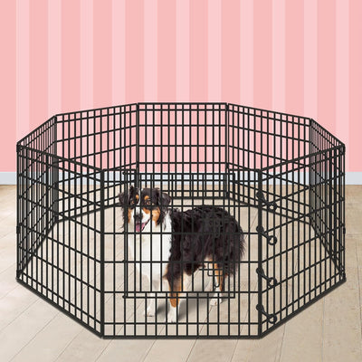 Beastie 30" Foldable Pet Dog Metal Playpen