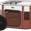 Dog Playpen - Foldable Cat Play Pens for Pubby, Kitten, Rabbit, Portable Pet Tent with Carring Bag for Indoor/Outdoor Travel Camping (Brown-Small)