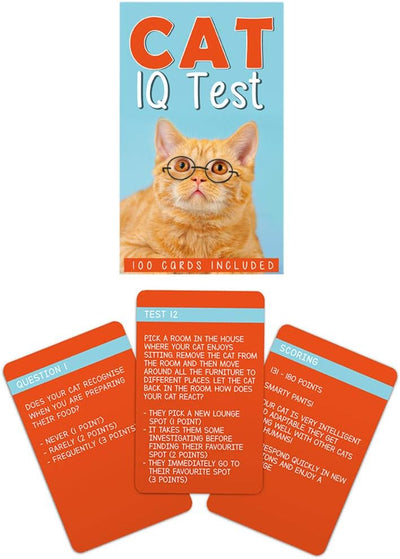 Gift Republic - Cat IQ Test - 100 Cards