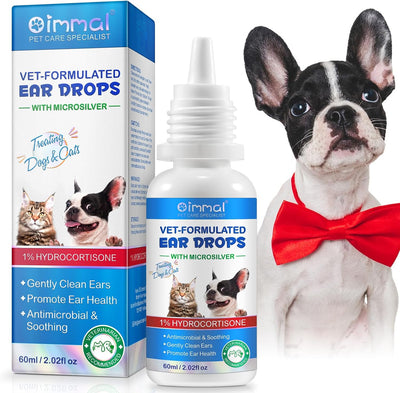 Cat & Dog Ear Infection Treatment Drops,2.02 Fl.Oz