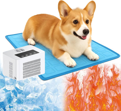 DuDuDog Electronic Self-Cooling and Heating Pet Mat for Dogs and Cats,15.75 x 23.62 Inches