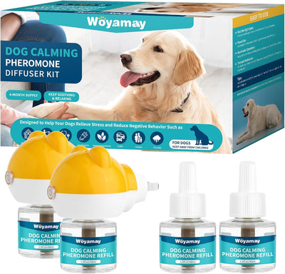 Dog Calming Diffuser - Dog Pheromones Calming Diffuser for Dog Anxiety Relief 6-in-1