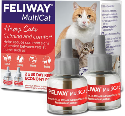 FELIWAY Multicat Diffuser Refill 2 Refills 48ml Each