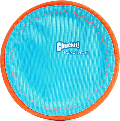 ChuckIt! Paraflight Flyer Dog Toy, Large (Orange/Blue)